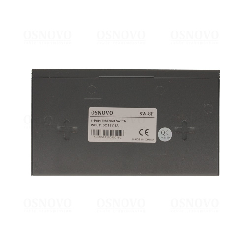 Коммутатор неуправляемый Osnovo SW-8F 8x100Мбит/с