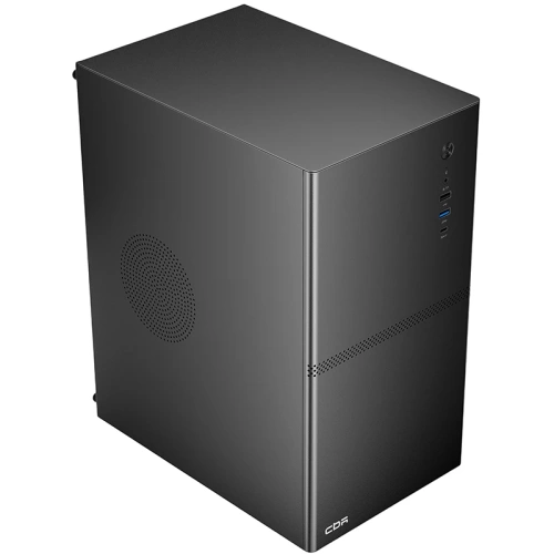 Корпус CBR V863 (PCC-MATX-V863-WPSU), без БП, mATX Minitower, 1*USB 3.0 Type C, 1*USB 3.0, 1*USB 2.0, HD Audio+Mic, Black