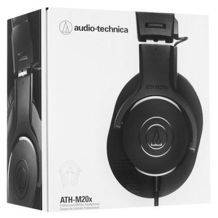 Проводные наушники Audio-Technica ATH-M20X черный