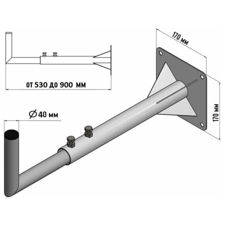 Кронштейн Rexant 34-0582