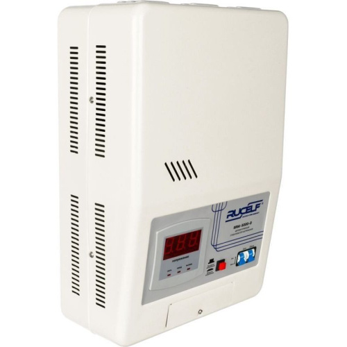 Стабилизатор напряжения Rucelf SRW-5000-D белый