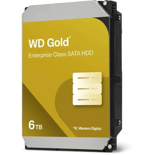 HDD WD Gold WD6004FRYZ, 6ТБ, SATA III, 3.5"