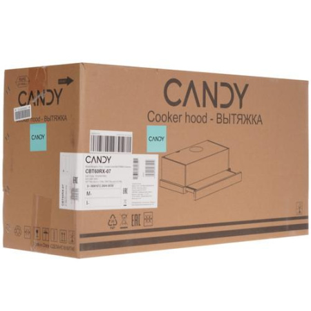 Вытяжка телескопическая Candy CBT60RX-07 серебристый/серебристый