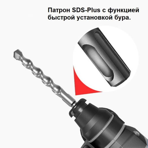 Перфоратор Zitrek Destroyer Pro патрон:SDS-plus аккум. кейс (063-4063)