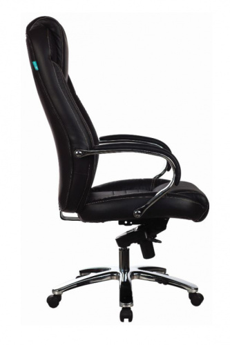 Кресло руководителя Бюрократ T-9923SL/Black черный кожа крестовина хром
