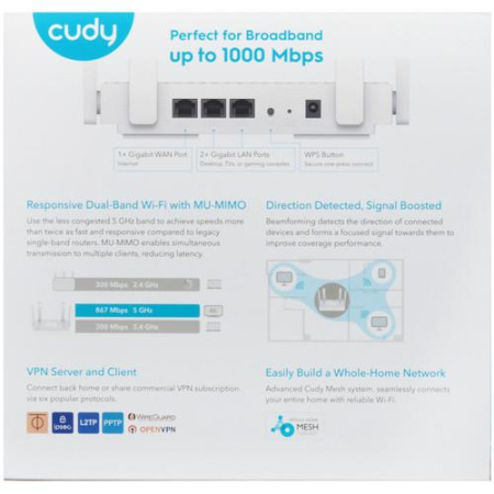 Wi-Fi роутер Cudy WR1300E v2