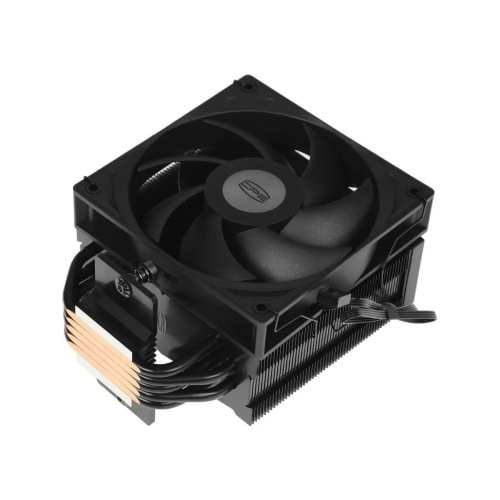 Кулер PCCOOLER RT500 TC (rt500tc-bkawyx-gl), 4-pin, ARGB, 120мм, черный, retail