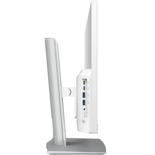 Моноблок MSI Modern AM242P 1M-1020XRU (9S6-AE0722-1020) 23.8" Full HD Core 7 150U (1.8) 16Gb SSD512Gb Graphics noOS GbitEth WiFi 120W клав. мышь белый