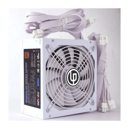 Блок питания Ginzzu MC600 600W белый